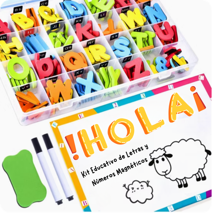 Kit Educativo de Letras Magnéticas 3-7 Años