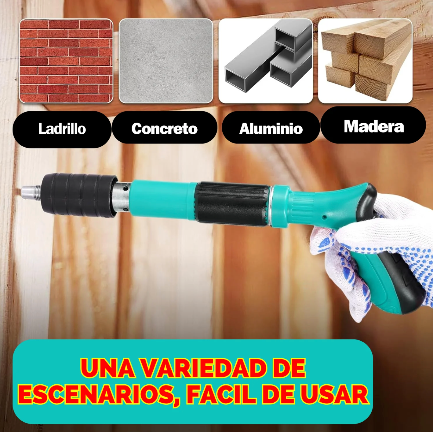 PISTOLA REMACHADORA PROFESIONAL