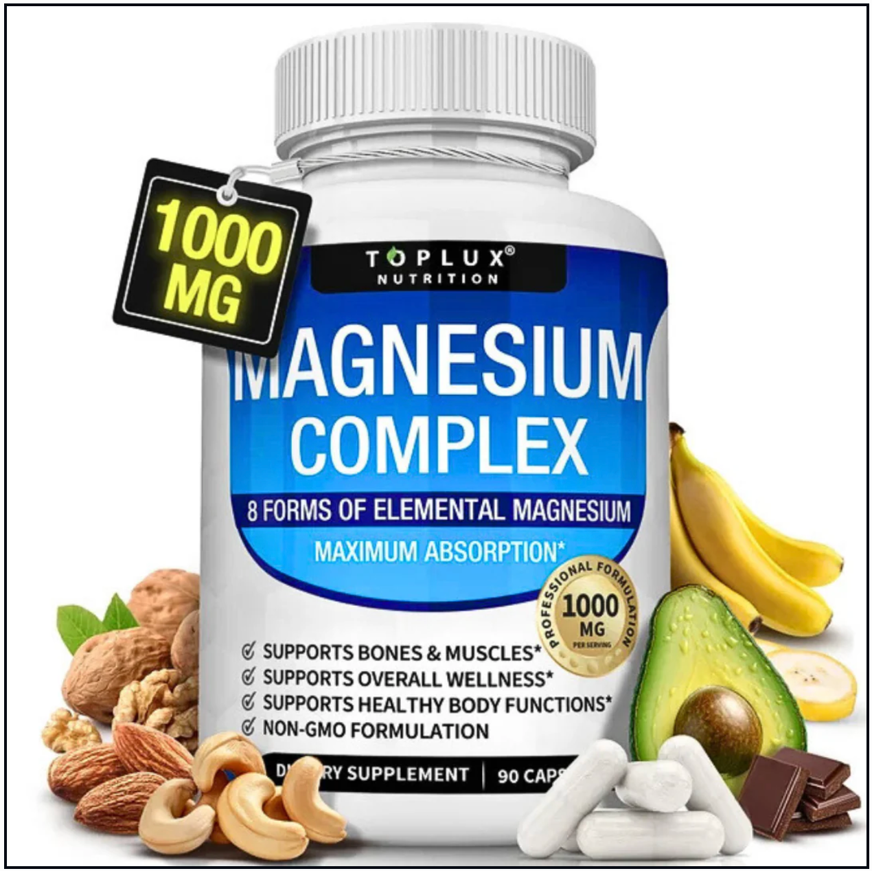 MAGNESIUM COMPLEX Top lux X 90 CAPSULAS