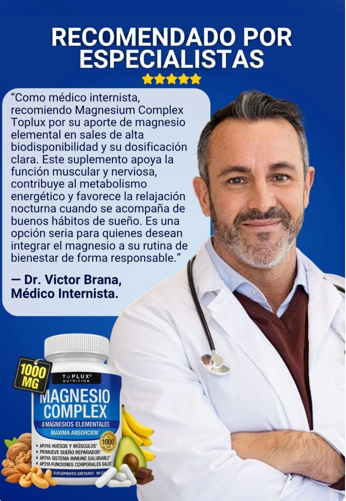 MAGNESIUM COMPLEX Top lux X 90 CAPSULAS