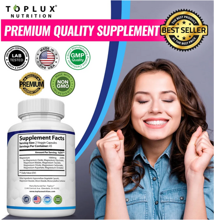 MAGNESIUM COMPLEX Top lux X 90 CAPSULAS