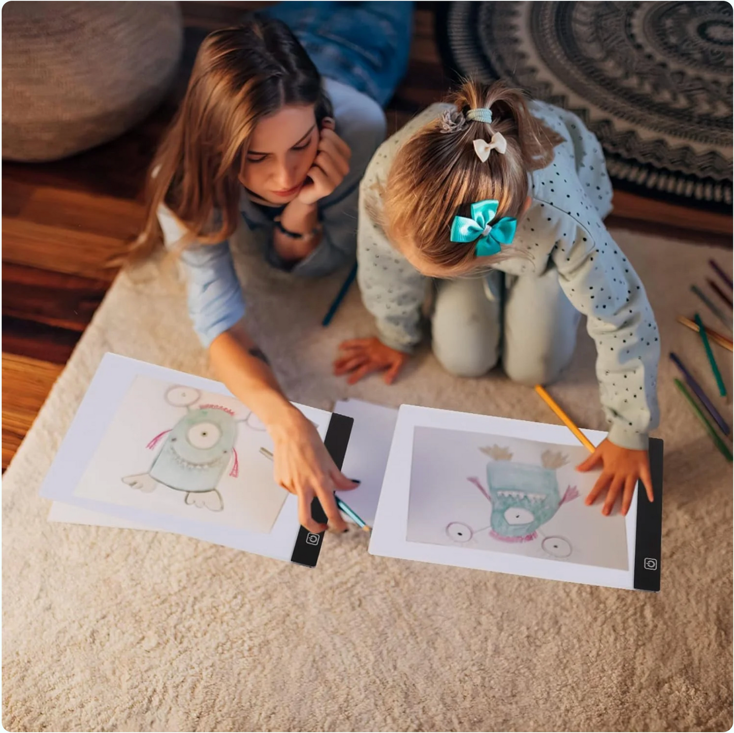 Mesa de Dibujo LED Educativa 3 Niveles