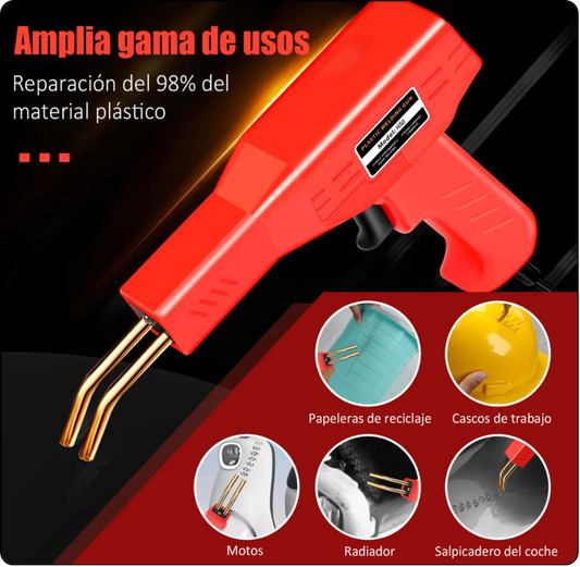 Pistola Reparadora de Plástico Profesional – Kit Completo