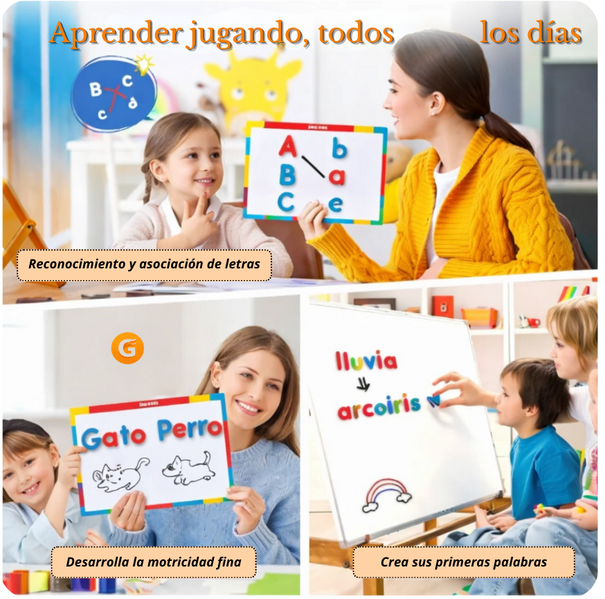 Kit Educativo de Letras Magnéticas 3-7 Años