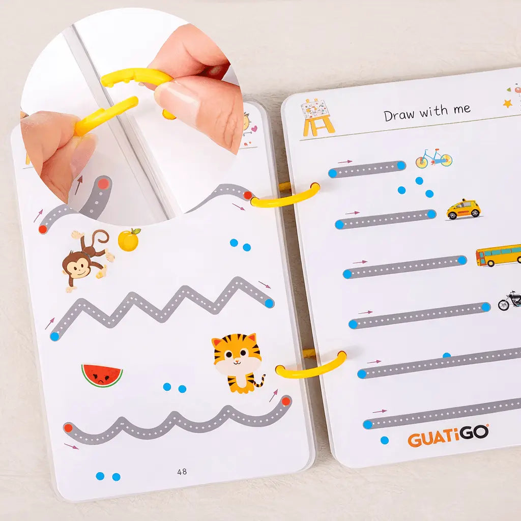 Kit Educativo Reutilizable para Niños – Aprende Números y Escritura Jugando (47 Páginas)