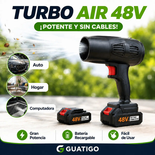 Turbo Air 48V – Soplador para Carro, Hogar y BBQ