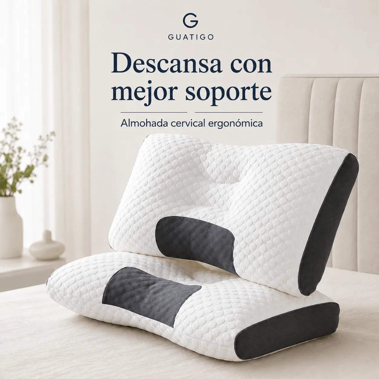 Almohada Cervical Ergonómica de Descanso