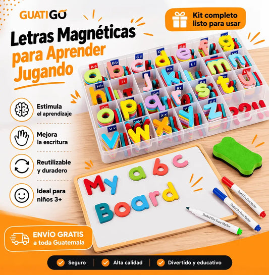 Kit Educativo de Letras Magnéticas 3-7 Años
